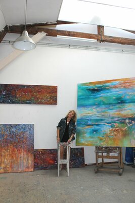 Daphne Verheijke in the Studio