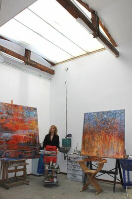 Daphne Verheijke in the Studio