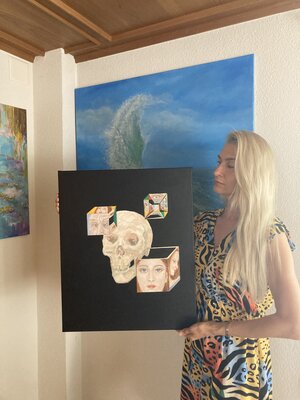 Lusie Schellenberg in the Studio