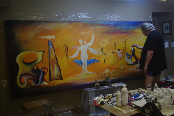 Vladimir Kolosov in the Studio: "Metaphysics of love" work in progress - final details