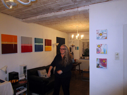 Kerstin Franz in the Studio