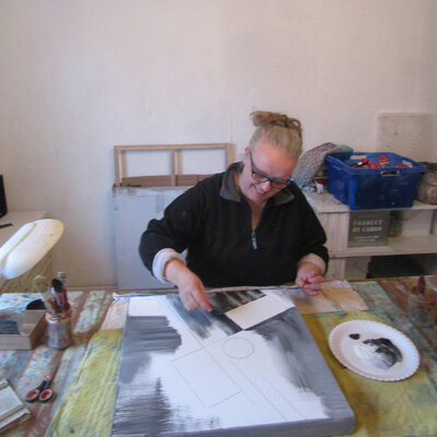 Kerstin Franz in the Studio