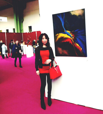 Meng Xi Hauenstein in the Studio: ART CAPITAL 2019 im Grand Palais in Paris