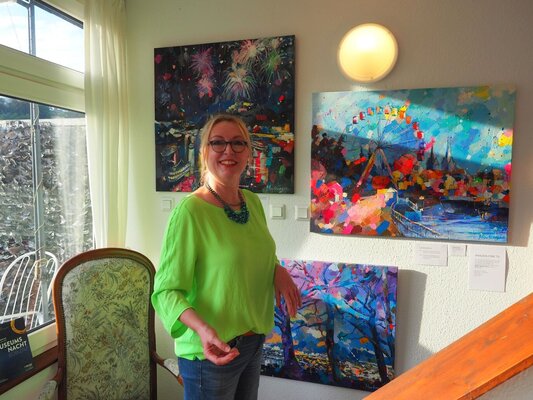 Miriam Montenegro in the Studio