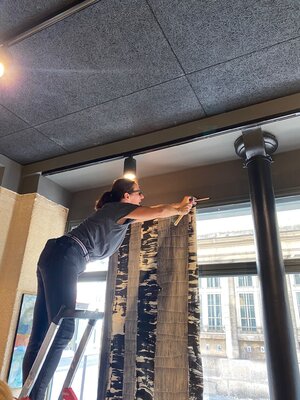 LABB in the Studio: Montage d'exposition périlleux