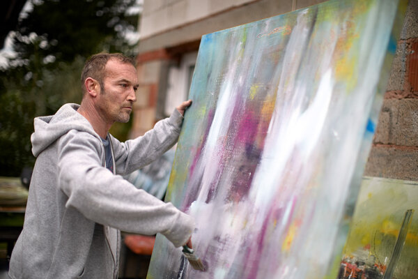 Christian Büffel in the Studio: Christian Büffel