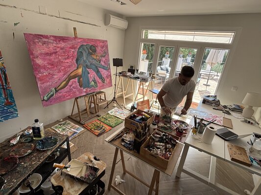 Marcos Terol in the Studio