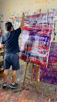 Nestor Toro in the Studio