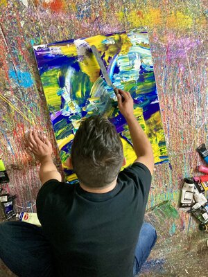 Nestor Toro in the Studio