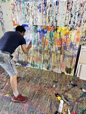 Nestor Toro in the Studio