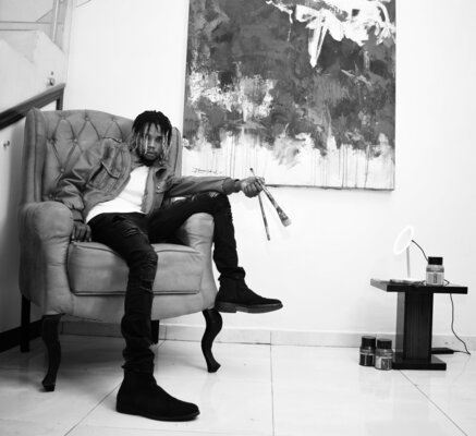 Gabriel Jideonwor in the Studio
