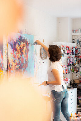 Anna Cher in the Studio