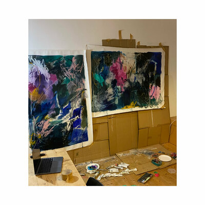Franziska Ostermeier in the Studio