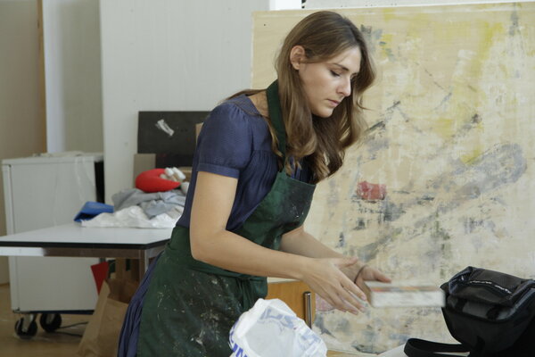 Franziska Ostermeier in the Studio