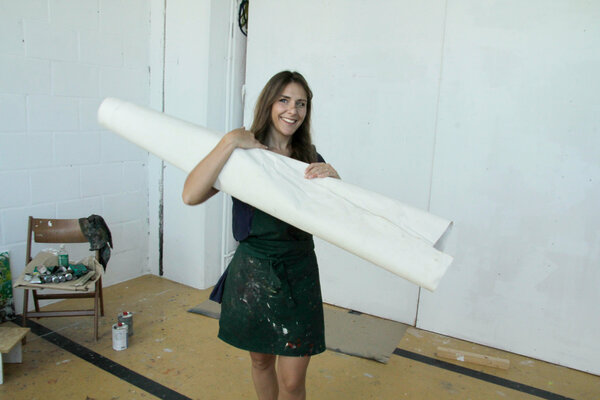 Franziska Ostermeier in the Studio