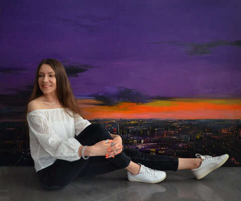 Zhanna Kondratenko in the Studio