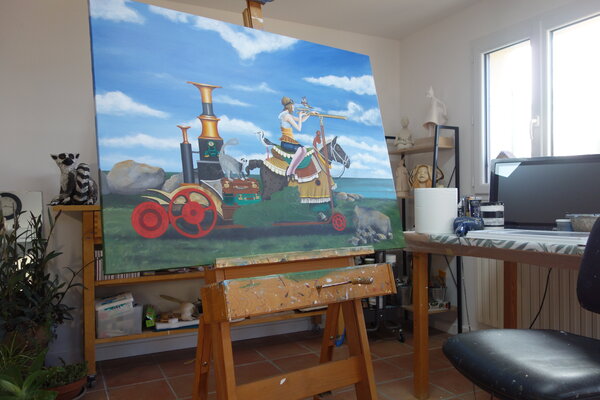 Nathalie Roure in the Studio: Atelier 3