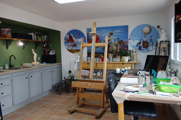 Nathalie Roure in the Studio: Atelier 1