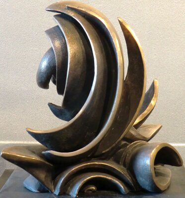 Giovanni Tomaselli in the Studio: "Officina mundi" bronzo fusione a cera persa