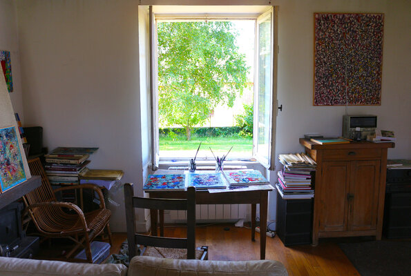 Jean Mirre in the Studio