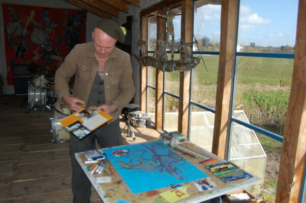 Thomas Reich in the Studio