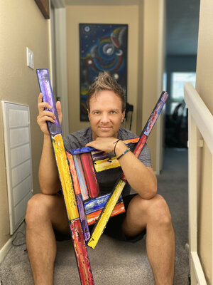 Preston M. Smith (Pms) in the Studio: Check out my Assemblage Paintings!