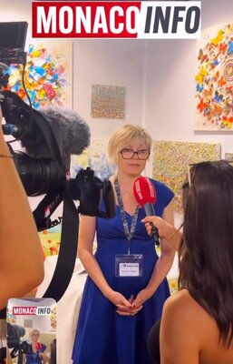 Natalia Kuruch in the Studio: MONACO 2024  NATALIA KURUCH Salon ART3FSTAND F22  de  NATALIA KURUCH