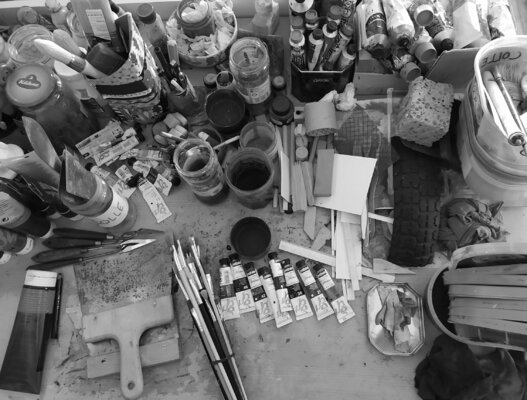 Hubert Ollivier in the Studio