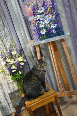 Natalya Savenkova in the Studio