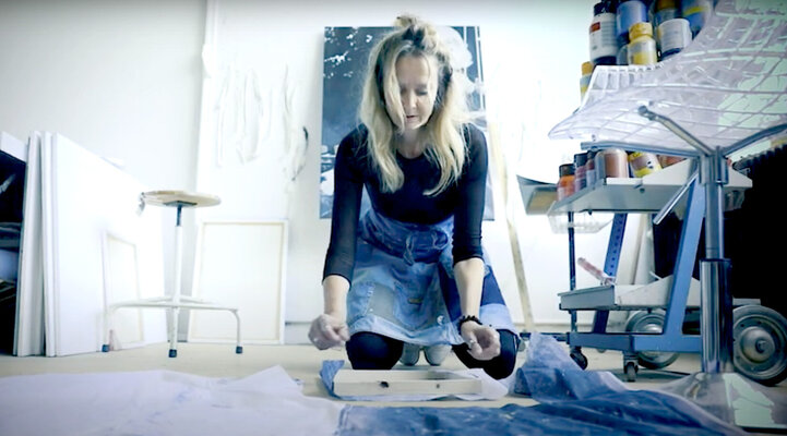 Marit Otto in the Studio: Me in my atelier at work 2021