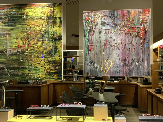 Ludwig Kranich in the Studio: Sehr schöne Ausstellung bei Optik Schneider in der Amalienstrasse in Muenchen