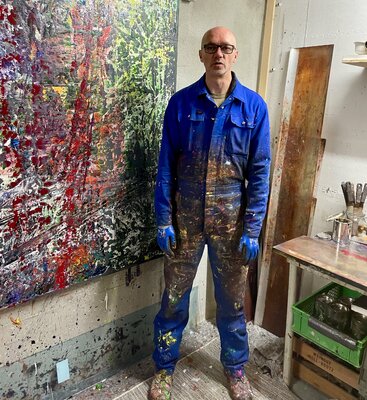 Ludwig Kranich in the Studio