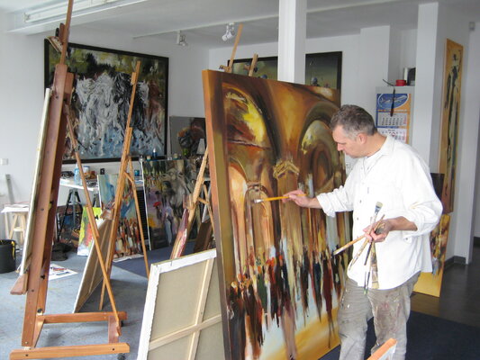 Robert Hettich in the Studio