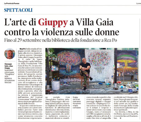 Giuseppe Valia in the Studio: Article