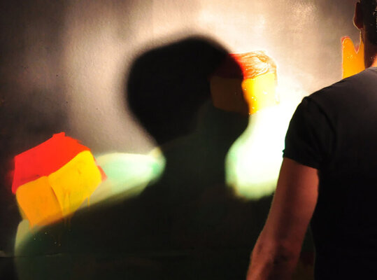 Giuseppe Valia in the Studio: Shadow