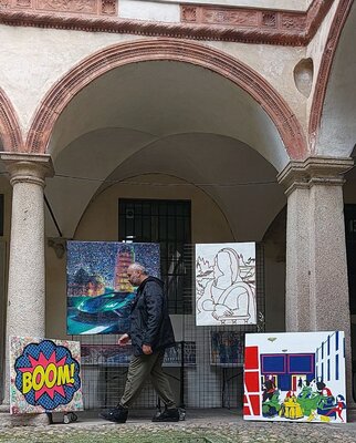 Giuseppe Valia in the Studio