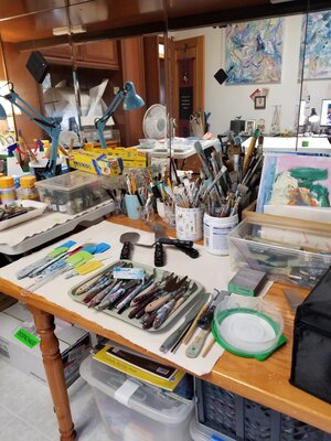 Monique Dufour in the Studio: my space