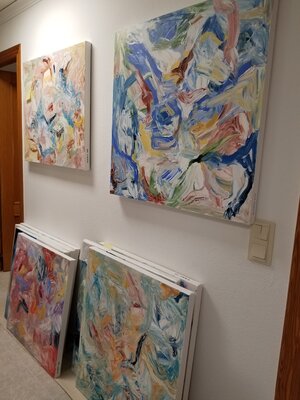 Monique Dufour in the Studio: New art - ready to wrap