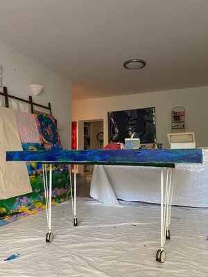 Jennifer Tymowska in the Studio