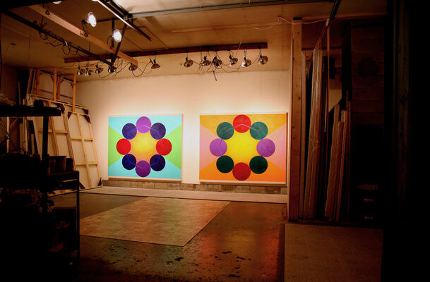 Sandy Sokoloff in the Studio