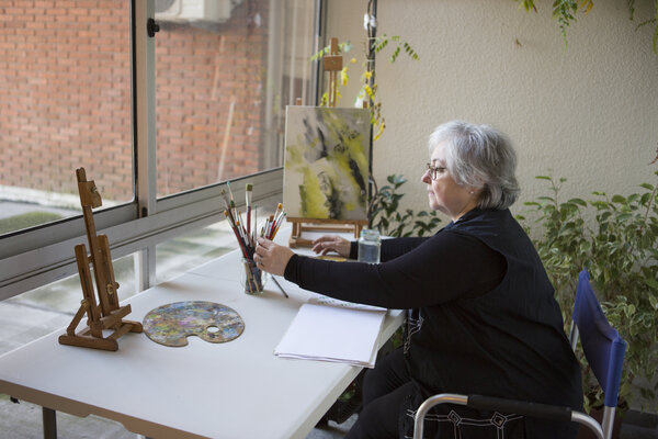 Rosario De Mattos in the Studio: Otro rincón para crear, experimentar y disfrutar...