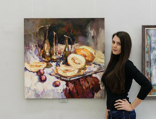 Anastasiya Valiulina in the Studio