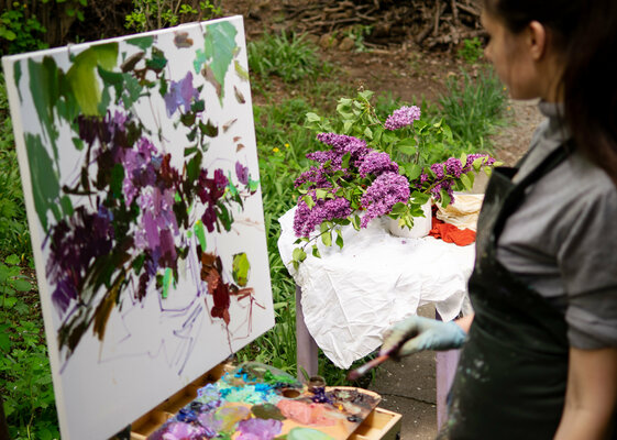 Anastasiya Valiulina in the Studio: spring 2020