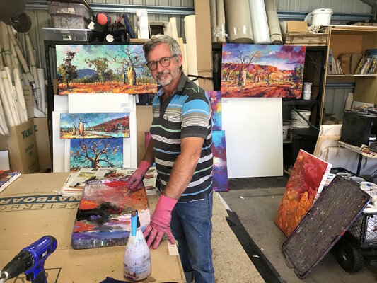 Jos Coufreur in the Studio