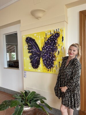 Helen She in the Studio: Exhibition BUTTERFLY MATRIX HELEN SHE