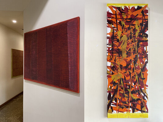 Malcolm Koch in the Studio: Works on display in the gallery