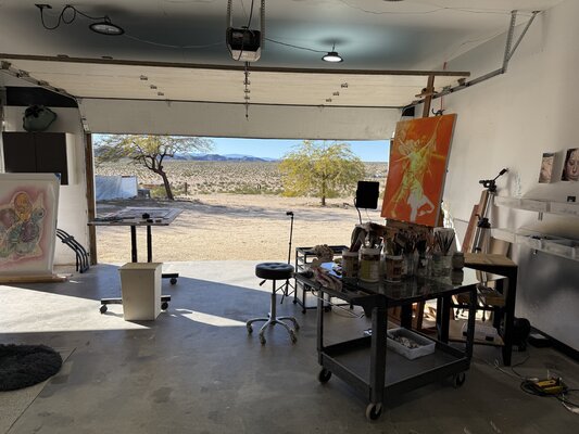 Gregory Malphurs in the Studio
