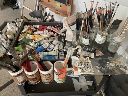 Gregory Malphurs in the Studio