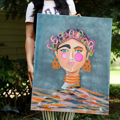 POOVI ART in the Studio