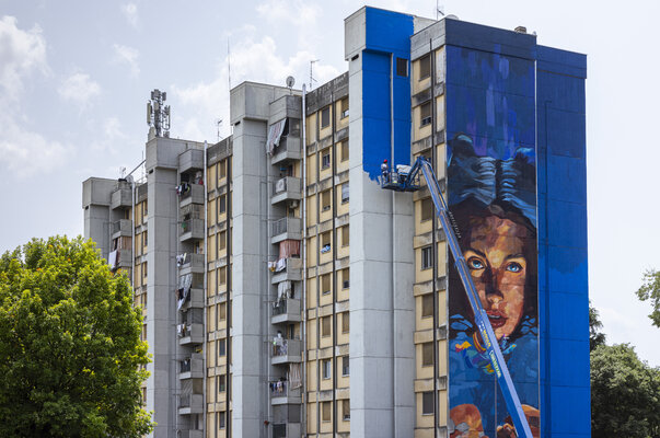 Antonio Cotecchia in the Studio: Street Art Piacenza